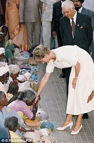 ダイアナ妃　1992年インド訪問