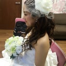 可愛い花嫁さまの主役ヘア♡アットホームな教会挙式の記事より