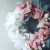 Fabric Wreath Dear❤︎の画像