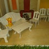 シルバニア用ソファー、テーブル、椅子完成の画像