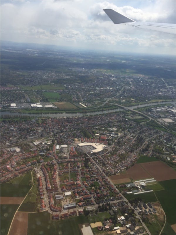ドイツ　フランクフルト空港　空撮