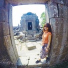 カンボジア女子大生旅とカンボジアリゾートロン島とカンボジアガイドローズ プリアヴィヘア現地ツアーの記事より