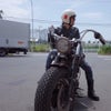 バイクと真田丸の画像
