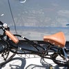 自転車とあじさいラーメンの画像