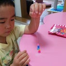 あっくんにビーズのブレスレットを作ってもらいました♡の記事より
