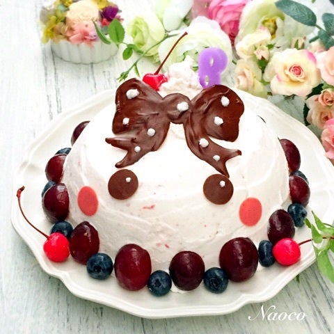 ほっぺちゃんドームケーキとぐでたまオムライス 長女8歳誕生日ディナー Naocoのキャラ弁日記