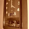 再び働き始めた昭和の時計の画像