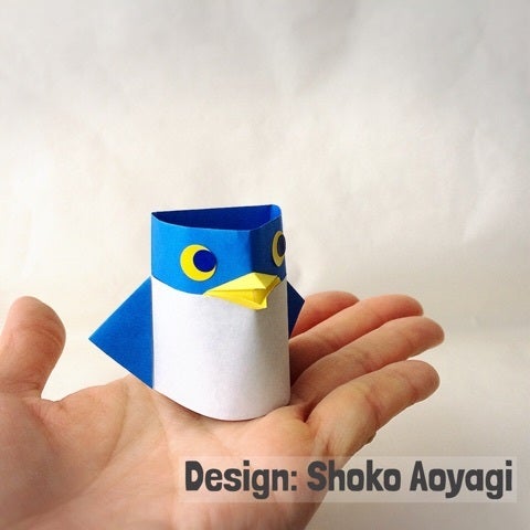簡単かわいいペンギンの折り紙 創作折り紙 カミキィ