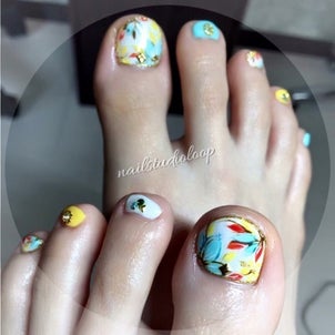フラワーネイル♡の画像
