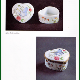 画像 ALL手描き♪蝶々と野の花が描かれた『ハートの蓋もの』♪<◆生徒様作品集◆> の記事より 2つ目