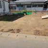 富里市 芝生を敷く為の宅盤作りの画像