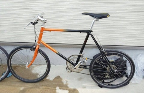 自転車のフレーム塗装でオシャレに変身 京都の女職人が書く板金屋さんのブログ 車 京都のこと