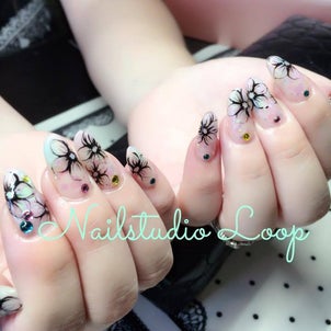 フラワーアートネイル♡の画像