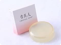 プラセンタの固まり洗顔石鹸！クリスタルソープ（雪美人） | 茨木市 