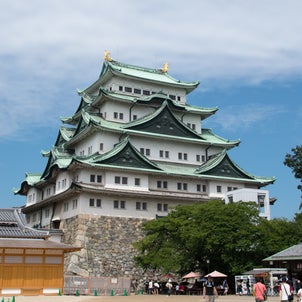 名古屋城を見て戦争に思いを馳せ未来を考えるの画像