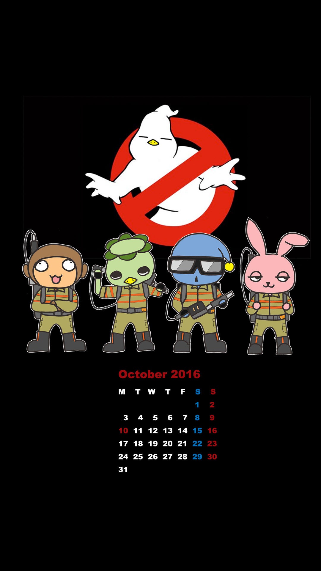 2016年10月デスクトップ壁紙カレンダー無料ダウンロード 日和屋ぶろぐ