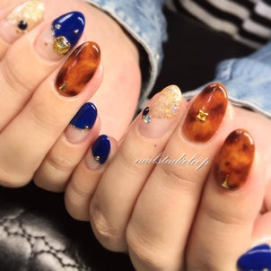 べっ甲ネイル♡の画像