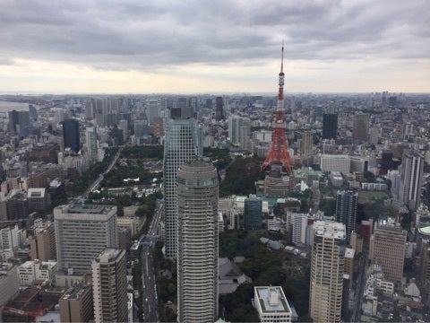 東京タワーを見下ろす虎ノ門ヒルズ51階 日記