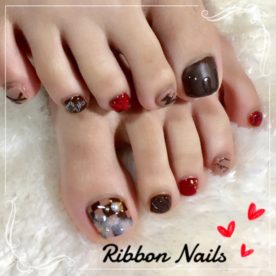 チョコレートネイル♡ハロウィン☆西宮名塩リボンネイルズ☆の記事より