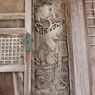 宮大工の技光る　神崎神社彫刻の記事より