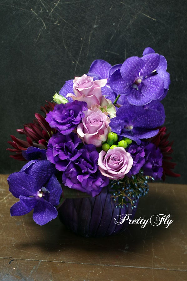 紫のバラ 花言葉 花専門prettyfly プリティフライ フラスタ ブログ 公式