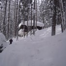 急激な凄い積雪での美乃川山荘の記事より