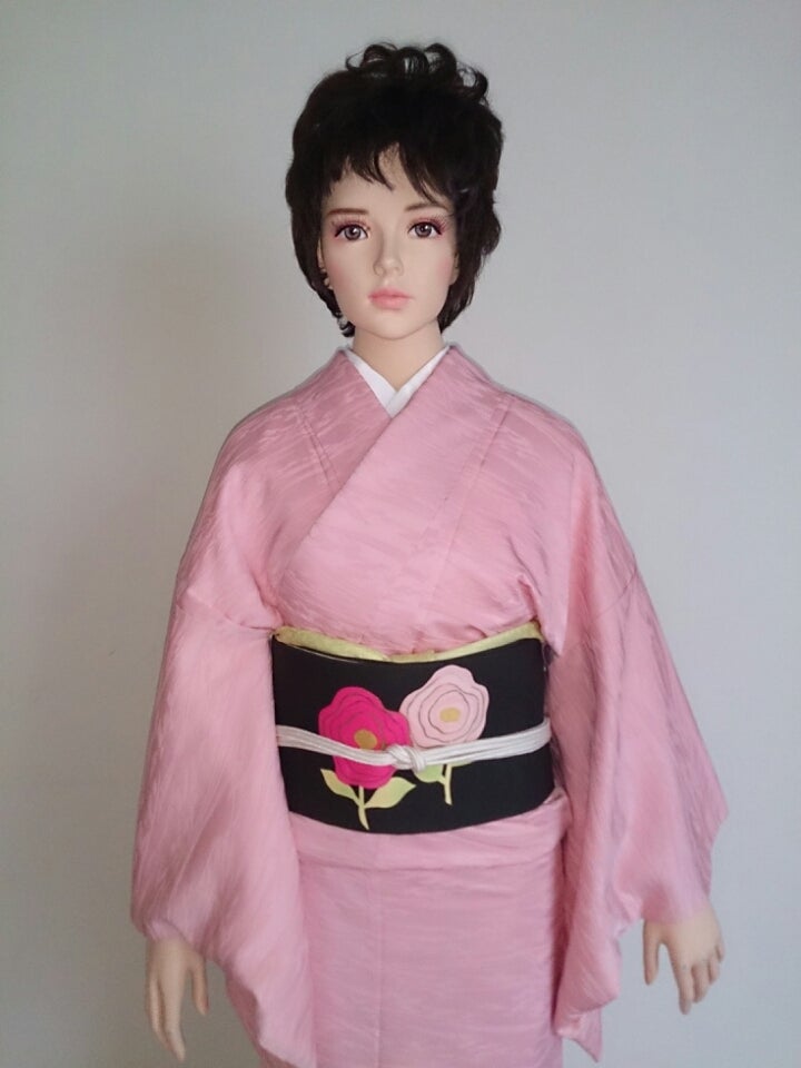 ピンクの色無地に帯４本合わせて。 | カラリストayakoの着物コーディネート