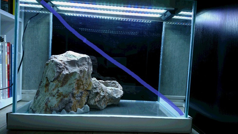 60センチ水槽 渓石レイアウト 底床設置編 Moonkageのアクアリウムブログ