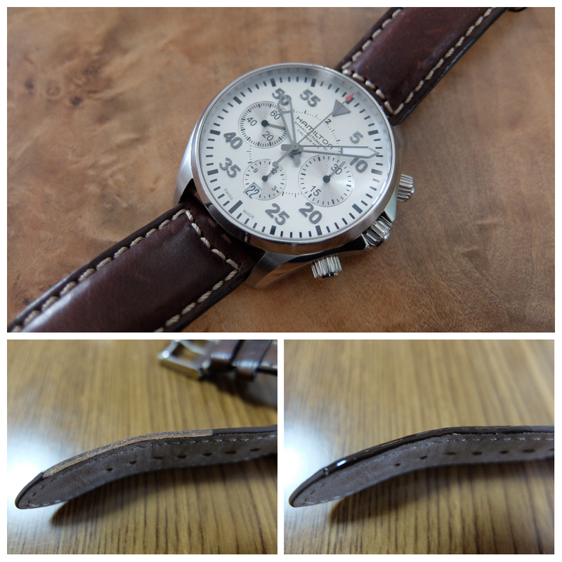 腕時計の革ベルトをスーパーコバで修理 ゾウムシのブログ