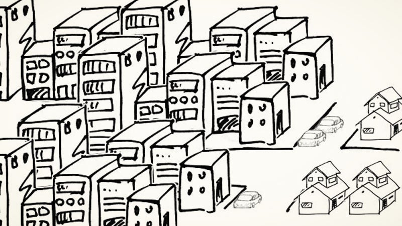 第回 小学算数で都会の街並が描ける 基本立体の描き方を解説します プレゼント ウェルカムボードに ヒロノブイラスト似顔絵日記