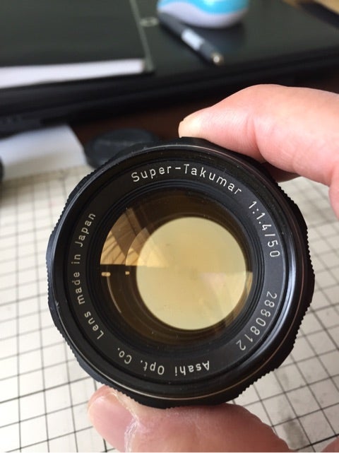 Super-Takumer 50mm f1.4 レンズ分解清掃 | うめこのほんわかブログ