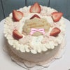 birthdayケーキ♡今月２つ目ですの画像