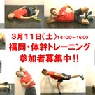 3月11日、福岡で体幹トレーニング・ワークショップ開催！の記事より