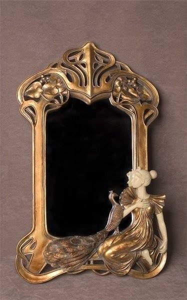 Art Nouveau Mirrors アール・ヌーボーの鏡 | My drawing world
