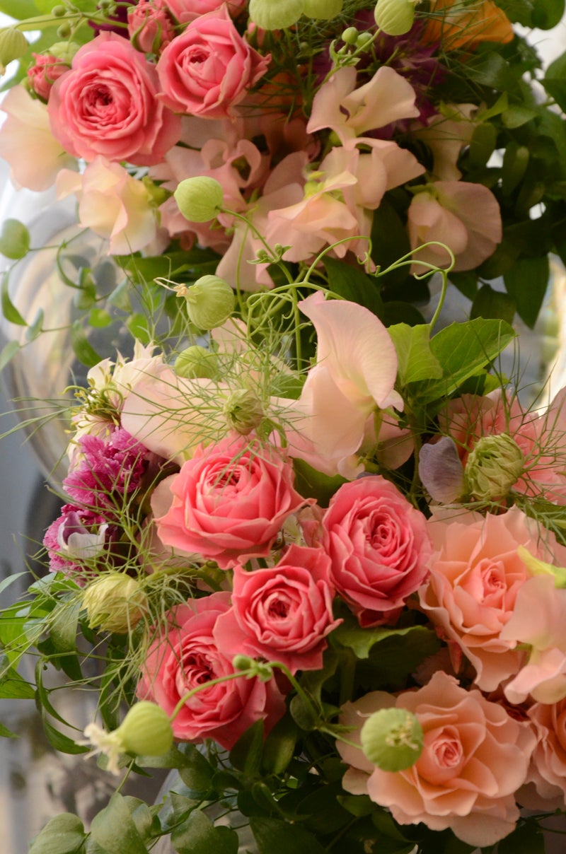 結婚式の花♡おしゃれに 福岡フラワーアレンジメント教室 アペゼ