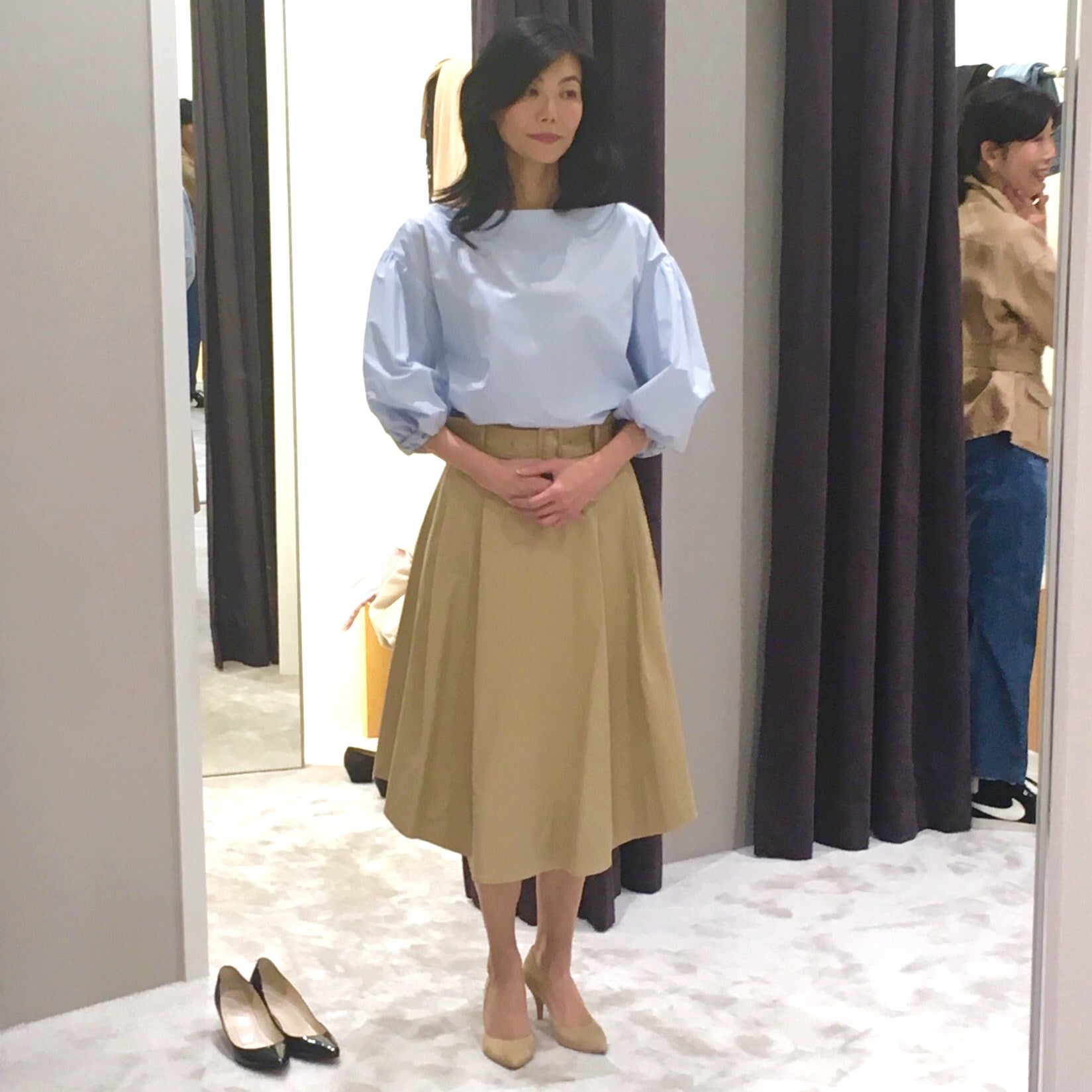 40代女性とのショッピング同行の一コマ パーソナルスタイリスト金川文夫 公式ブログ