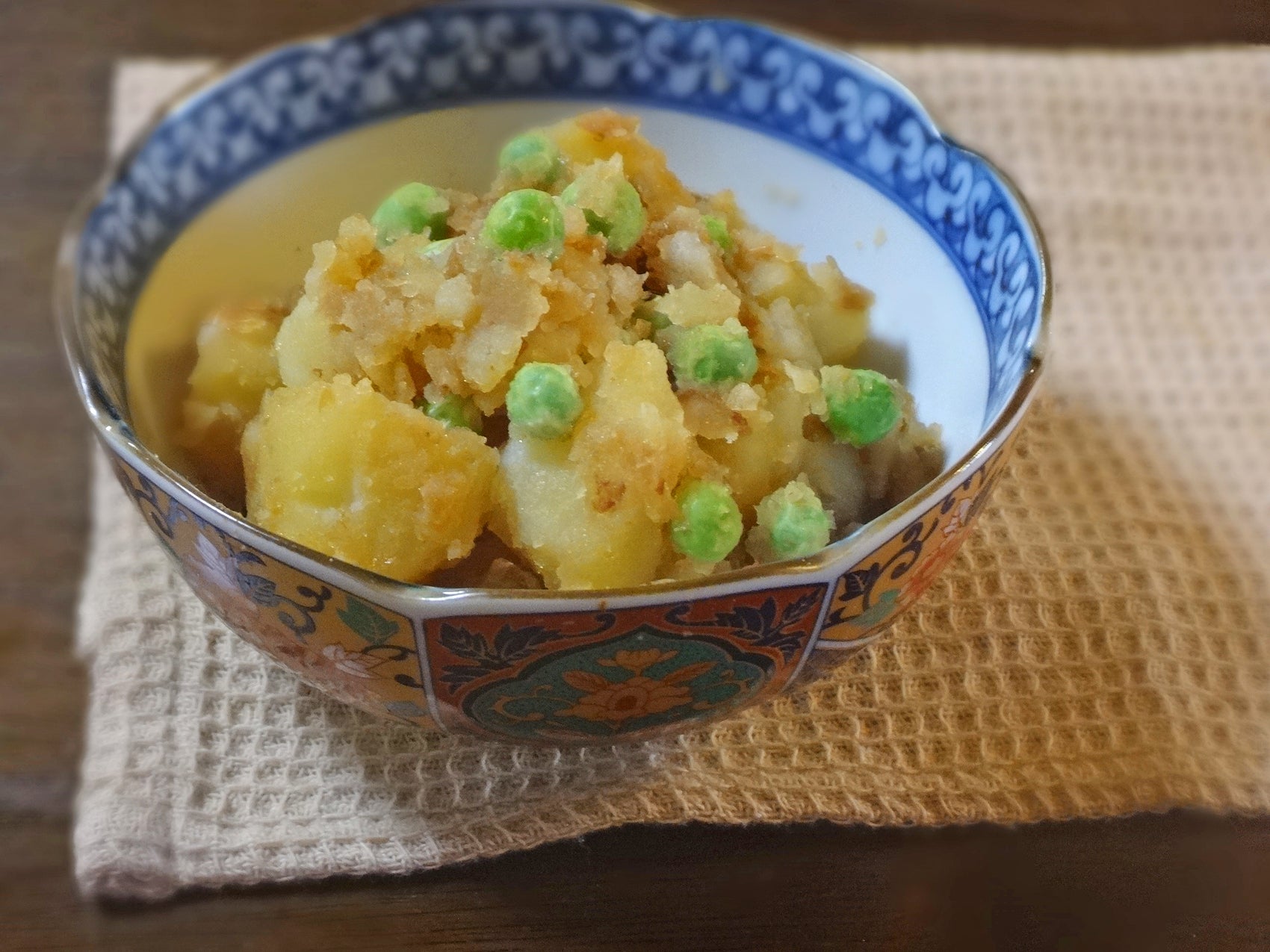 ほくほく えんどう豆とじゃがいもの煮っころがし Pure Life おいしく 楽しく 健康に