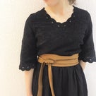 natural embroidery one-piece＊の記事より