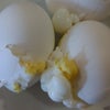 自炊ゆで卵は変な形のゆで卵、、　MHXX　夜さん、そしてみなさんととおデート♡の画像