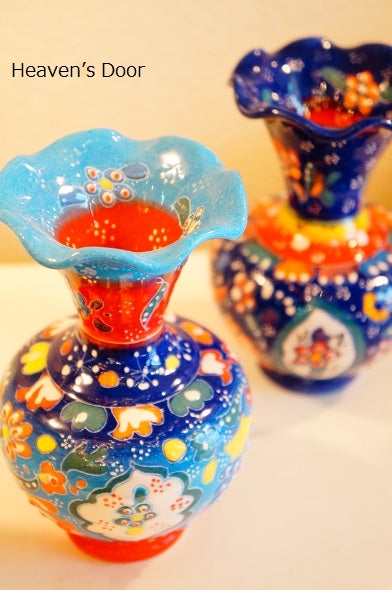 トルコ陶器の花瓶出揃いました トル子のトルコブログ