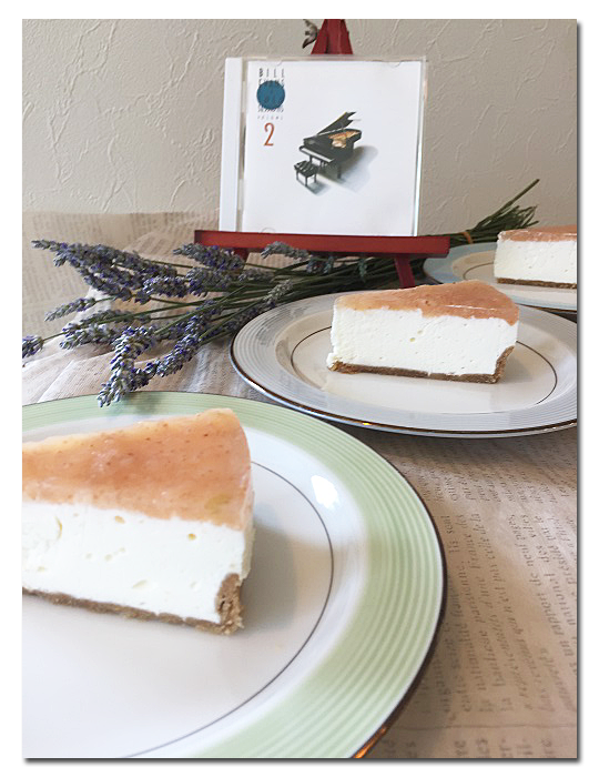 イチジクジャムを使って優しいお味の二層レアーチーズケーキ Pentaのブログ お家カフェ気分で小さな料理教室開催