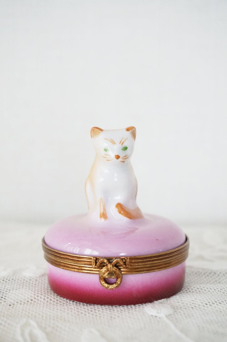 おすまし猫ちゃん リモージュボックス | MERCI H（メルシーアッシュ） のブログ