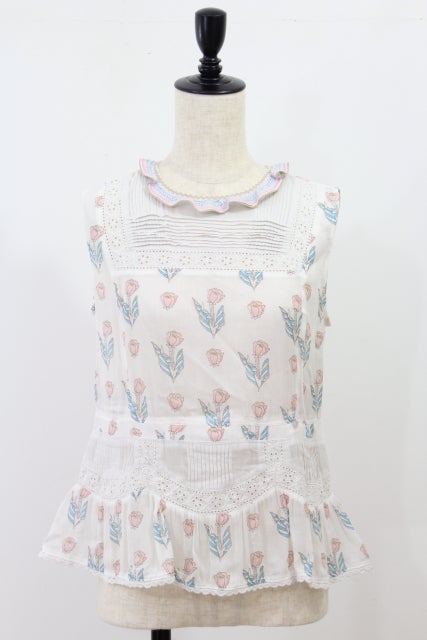 なつかしのチューリップブラウス オフホワイト franche lippee 