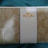 COACHのお財布。の画像