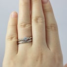 ウェーブラインが可愛い結婚指輪・婚約指輪・セットリング　雅　表参道の記事より