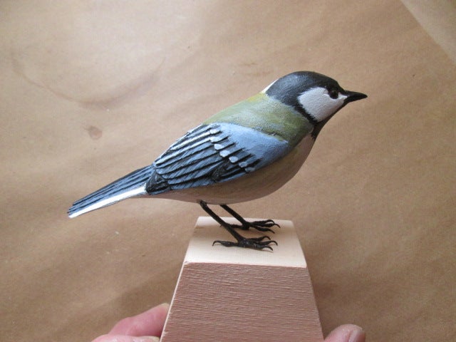 木彫りのシジュウカラ（バードカービング）を作ってみませんか♪ | 鳥好き爺さんのバードカービング