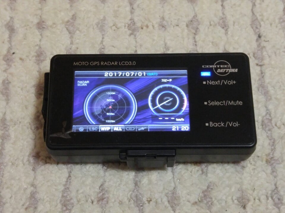 ﾃﾞｲﾄﾅﾚｰﾀﾞｰ探知機 MOTO GPS RADAR LCD 3.0④Bluetooth接続 | ももいち 