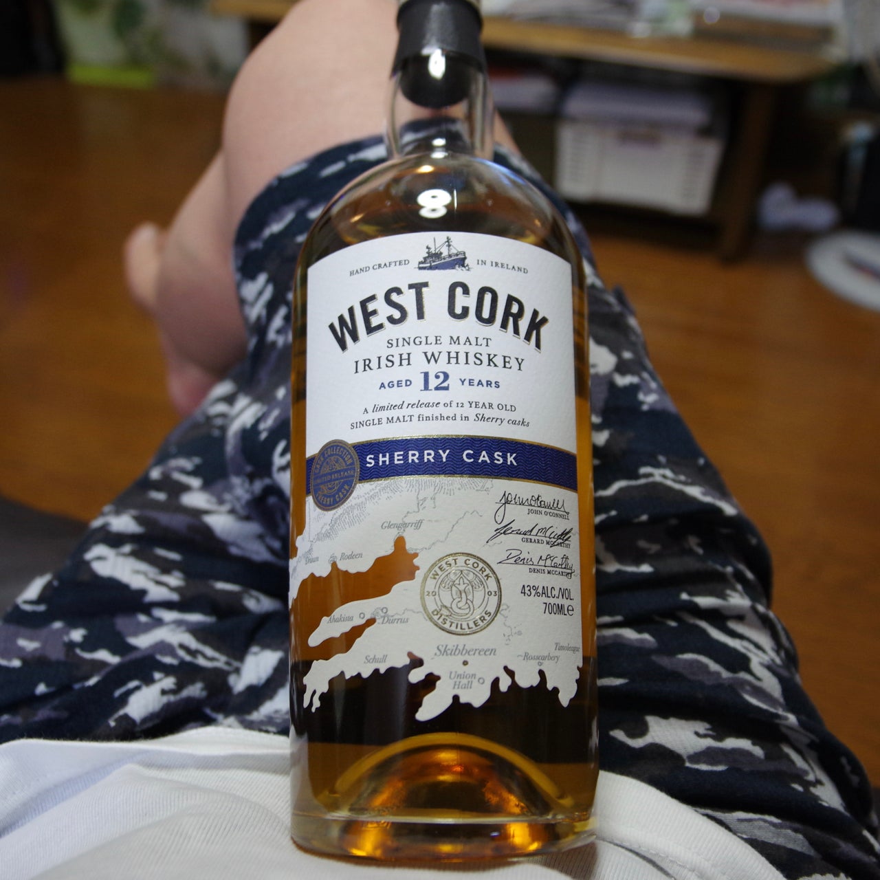 箕島単身赴任生活(旧・八戸単身赴任生活)アイリッシュウイスキー「WEST CORK 12年 シェリーカスク」