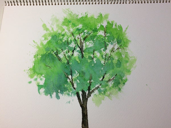簡単 透明水彩で樹木の描き方 初心者向け動画を紹介します 透明水彩の描き方 初心者向けメイキング動画まとめ