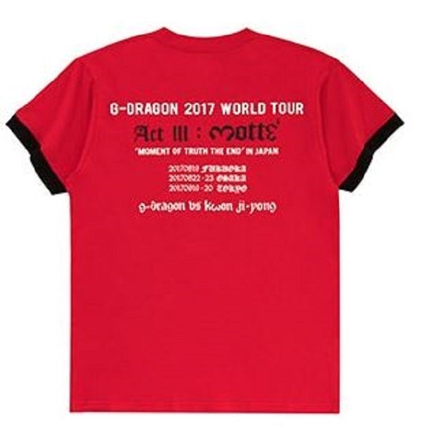 G-DRAGON「ACT III, M.O.T.T.E IN JAPAN」グッズ発表！ | Oh Ma Baby